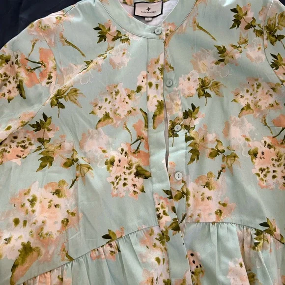 Tuckernuck Mint Floral Dress - Picture 2 of 3